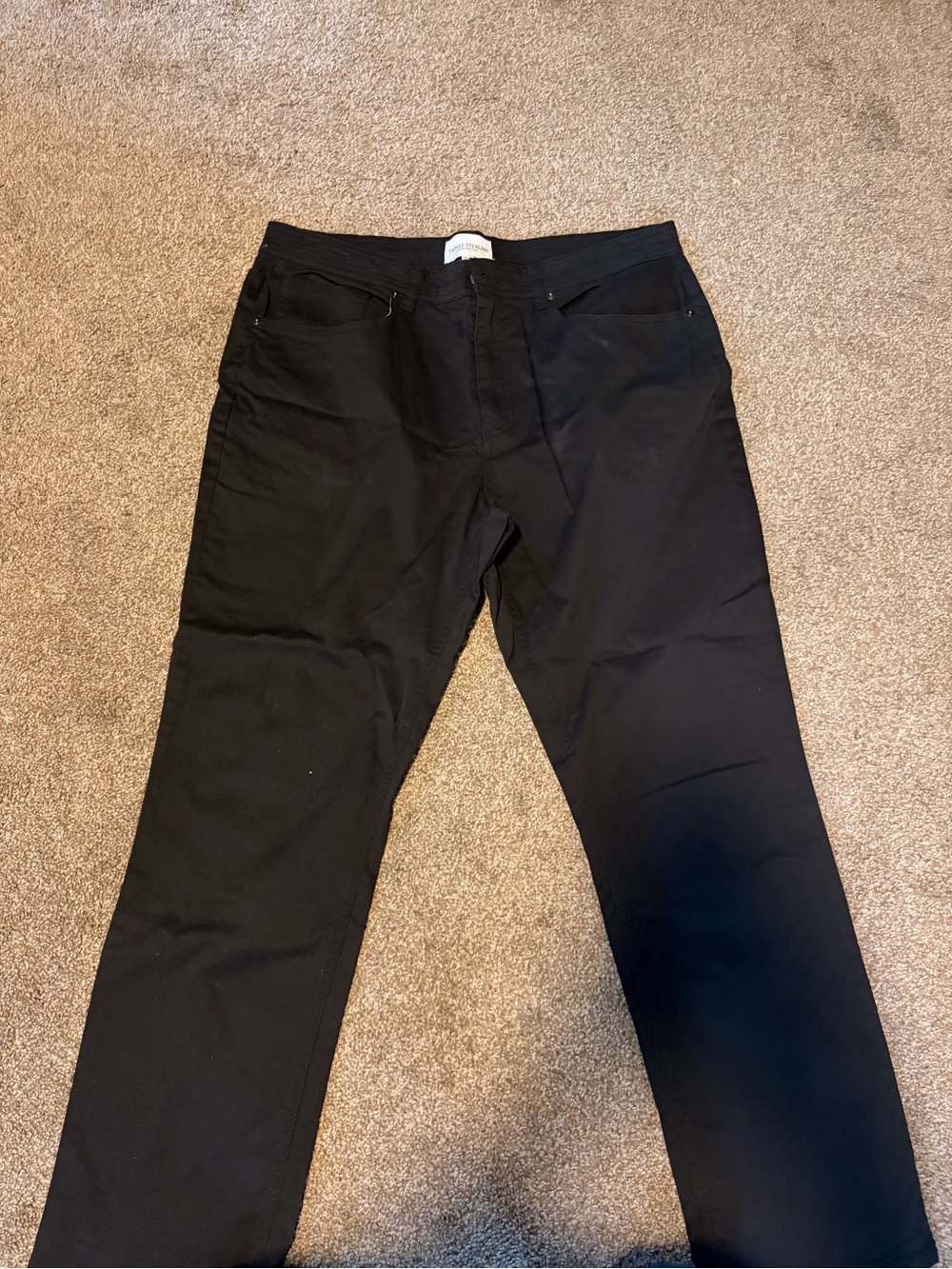 Thomas Sterling Men's Dark Gray Dress Pants